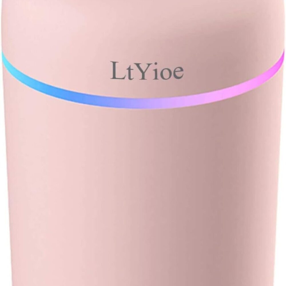 Colorful Cool Mini Humidifier, USB Personal Desktop Humidifier for Car, Office R - Picture 1 of 8